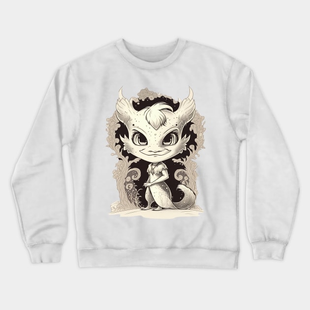 Mystical fantasy character. Crewneck Sweatshirt by AndreKENO